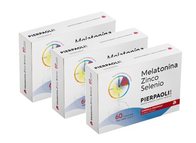 Melatonina zinco selenio promo pack 3 pezzi