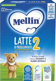 Mellin 2 latte polvere per bambini 700 g