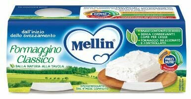 Mellin baby formaggino classico 4 x 80 g