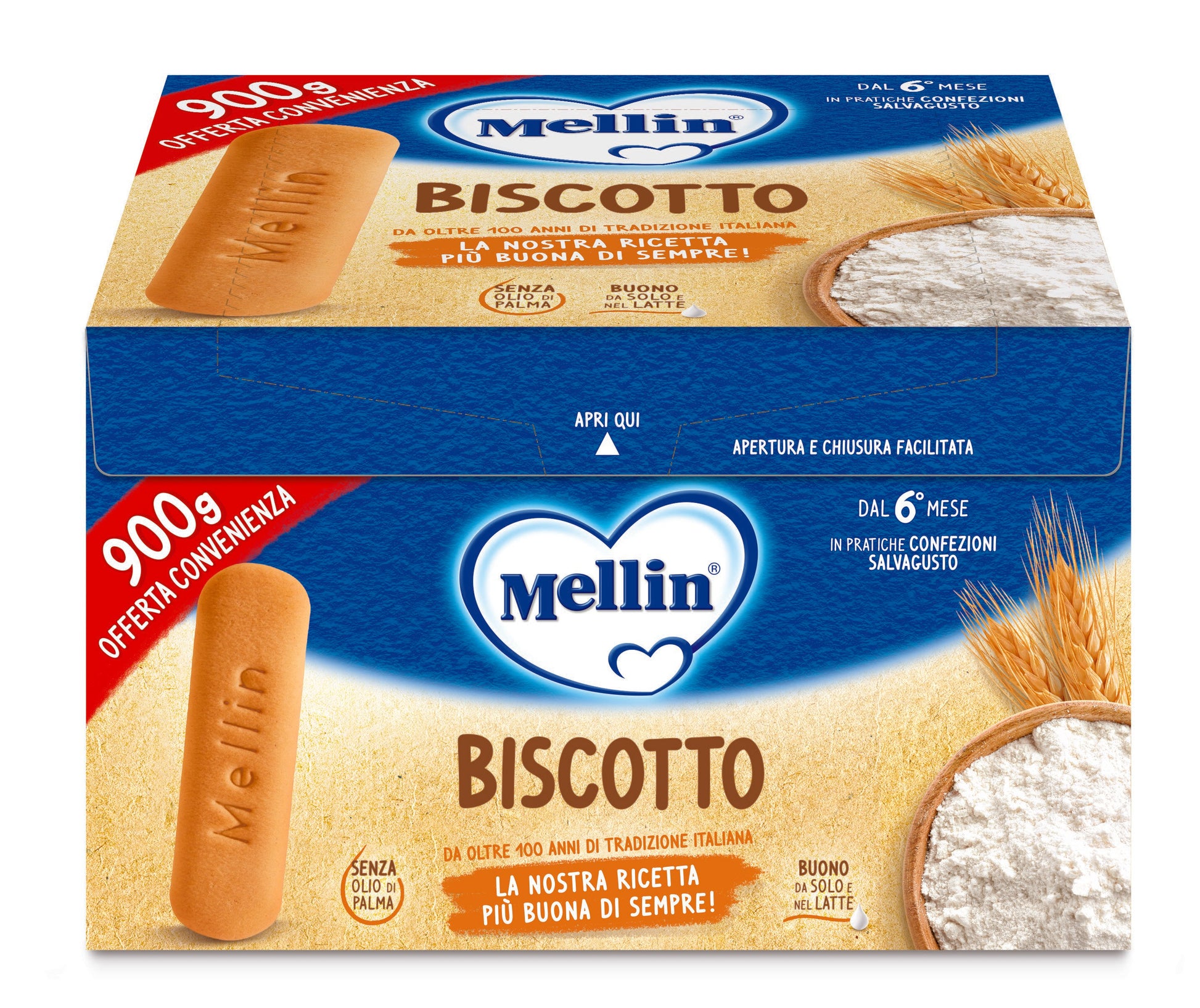 Mellin biscotto intero 900 g