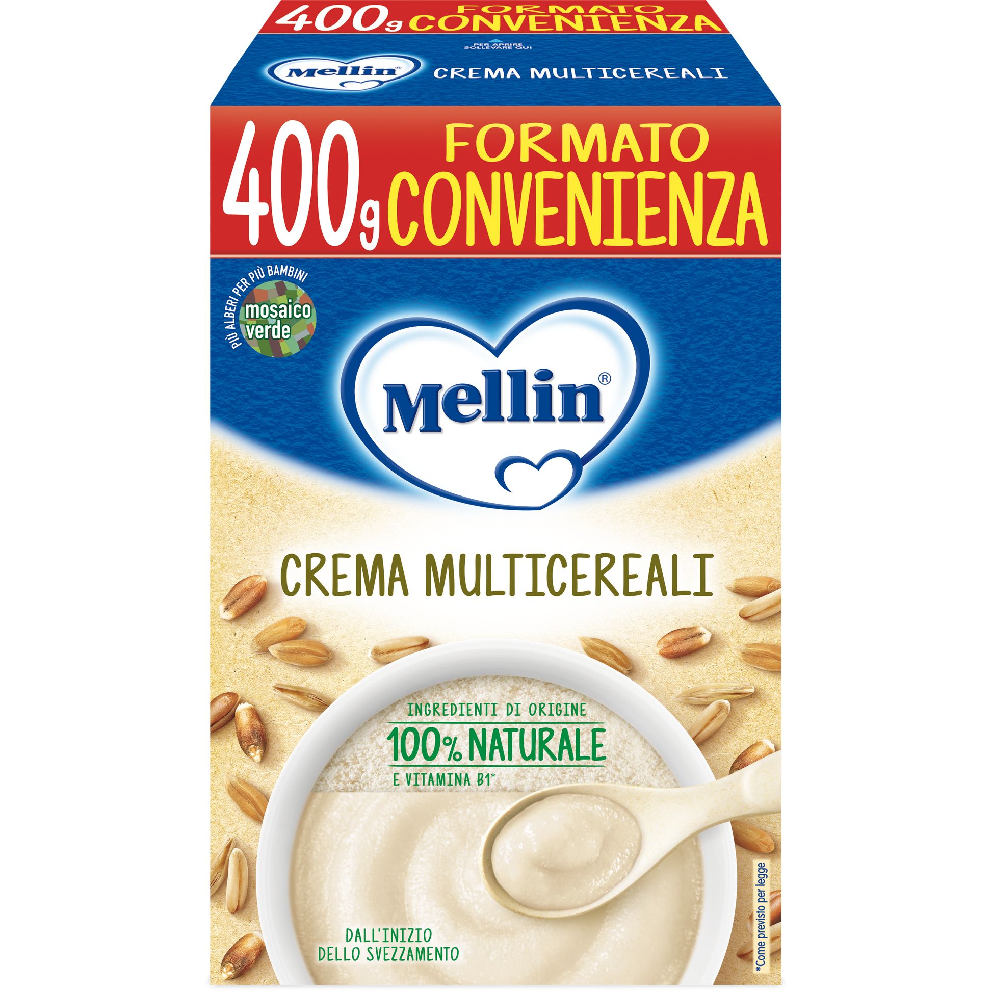 Mellin crema multicereali 400g