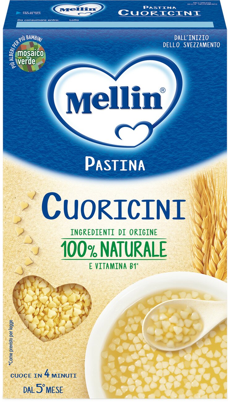 Mellin cuoricini 320 g