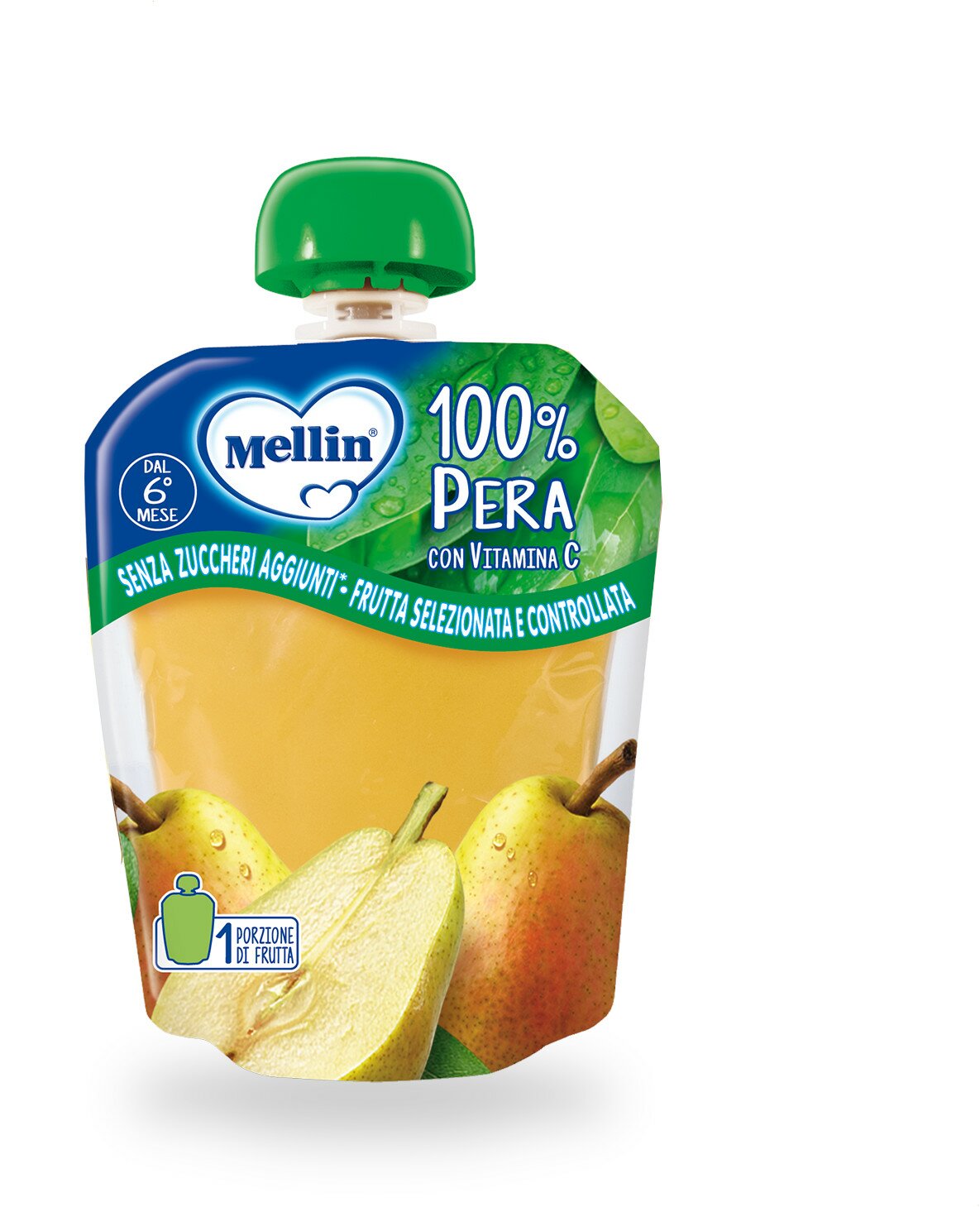Mellin merenda 100% Pera con Vitamina C 90g