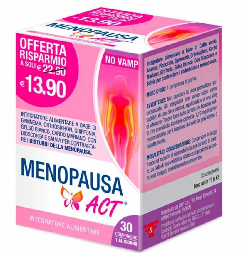 Menopausa Act 30 compresse
