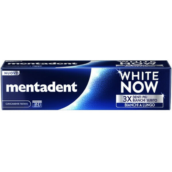 Mentadent dentifricio white now original 75 ml