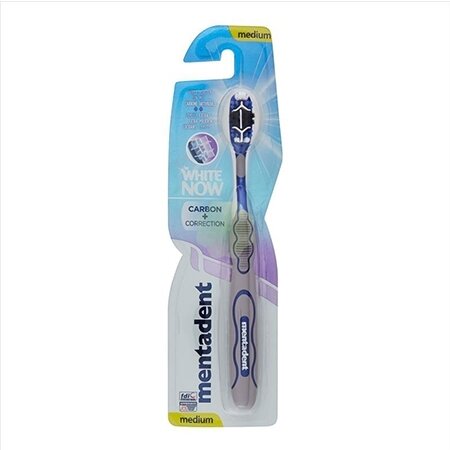 Mentadent spazzolino white now carbon