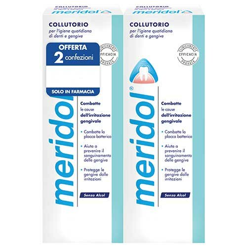 Meridol Collutorio Irritazione Gengivale Bipacco 400+400 ml