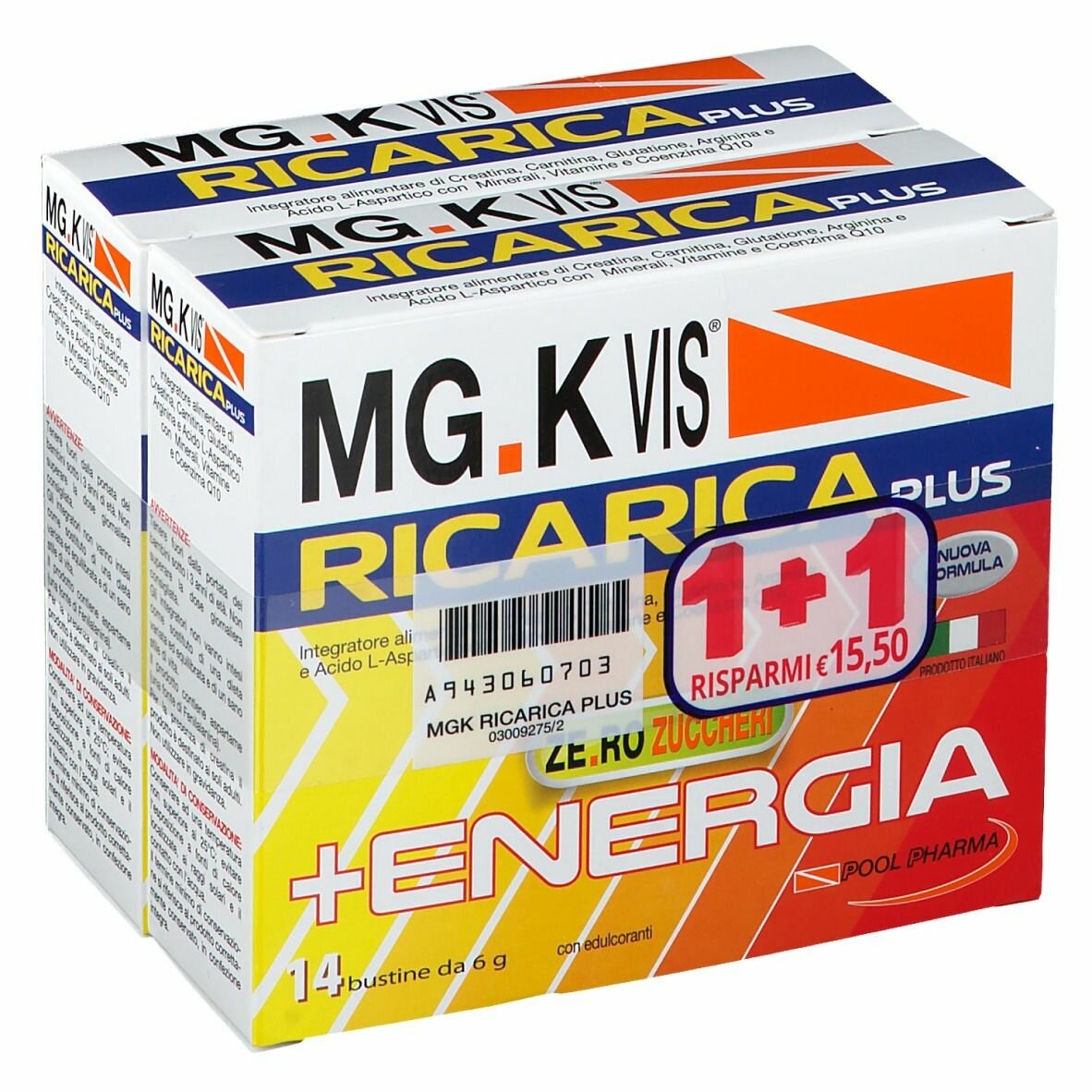 Mgk vis ricarica plus 14 bustine + 14 bustine