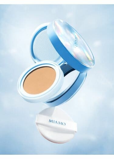 Miamo second skin mesh cushion foundation shade sand spf 50 pa+++