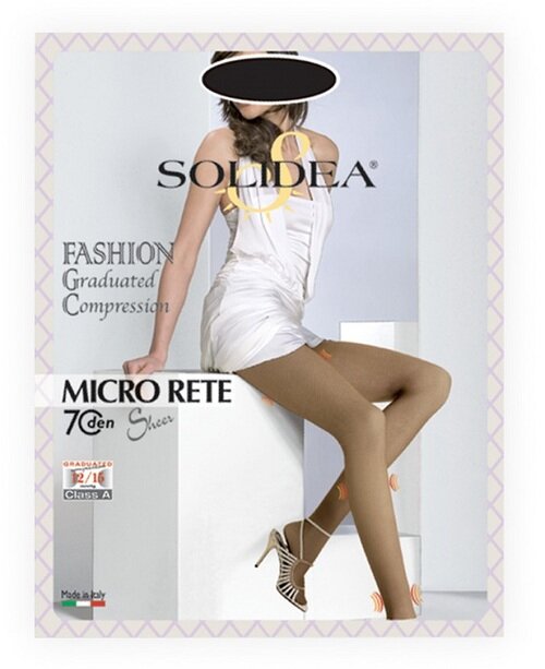 Micro rete 70 sheer collant blu scuro 3-ml