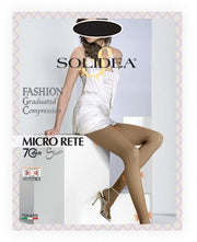 Micro rete 70 sheer collant blu scuro 4xl-xl