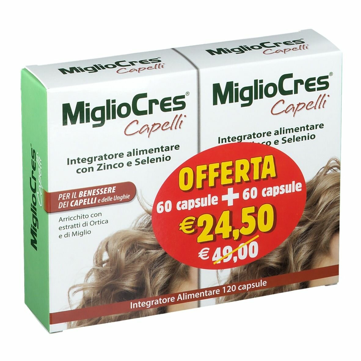 Migliocres 60+60 capsule 60 g promozione