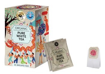 Ministry of tea te' bianco puro biologico 20 filtri