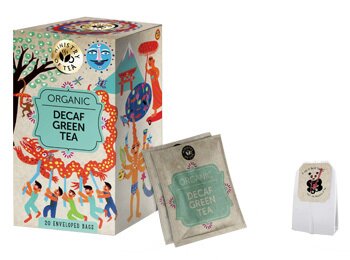 Ministry of tea te' verde deteinato biologico 20 filtri