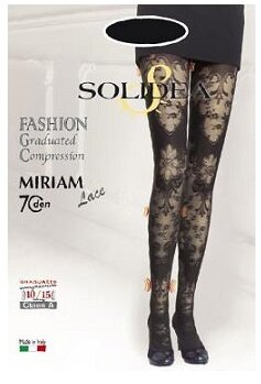 Miriam lace 70 collant fantasia nero 4xl