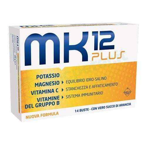 Mk12 Plus Integratore per lo Stress e la Stanchezza 14 Bustine