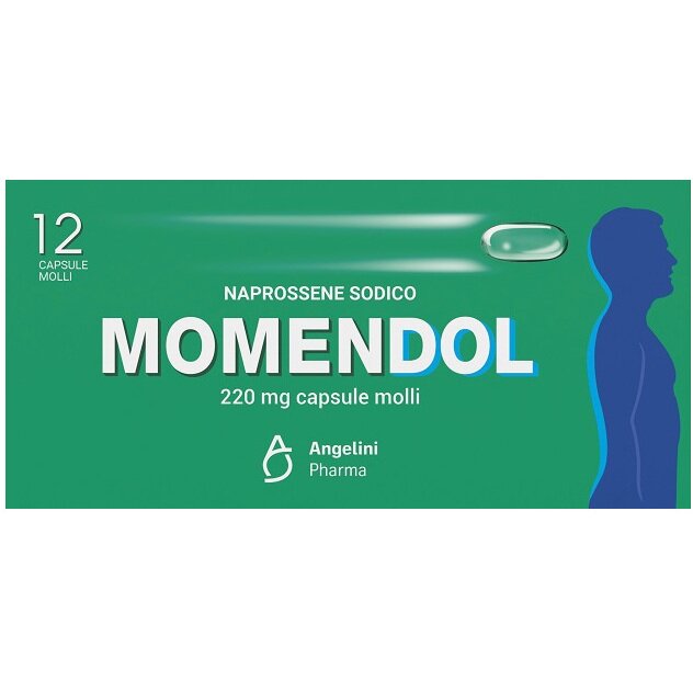 Momendol 12 Capsule Molli 220 mg Naprossene