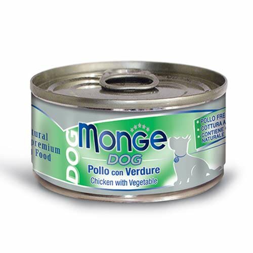 Monge Dog Natural Quality Umido con Pollo e Verdure 95g