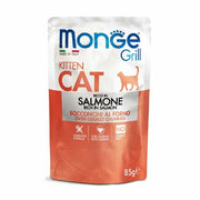 Monge Grill Kitten Cibo Umido Per Gatti Cuccioli al Salmone 85g