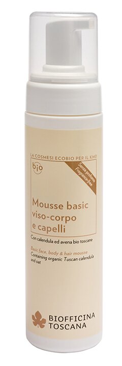 Mousse basic viso/corpo/capelli 200 ml