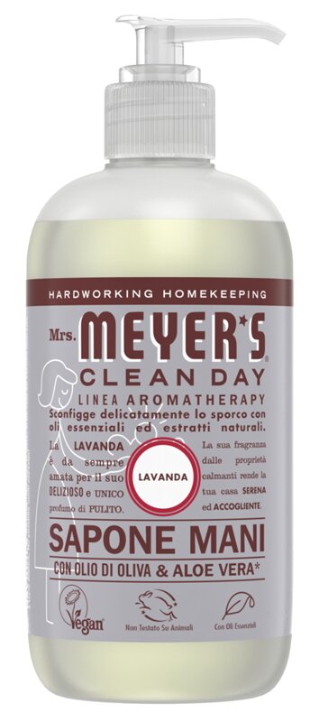 Mrs meyer's clean day sapone mani lavanda 370 ml