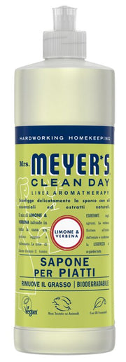 Mrs meyer's clean day sapone piatti limone verbena 473 ml