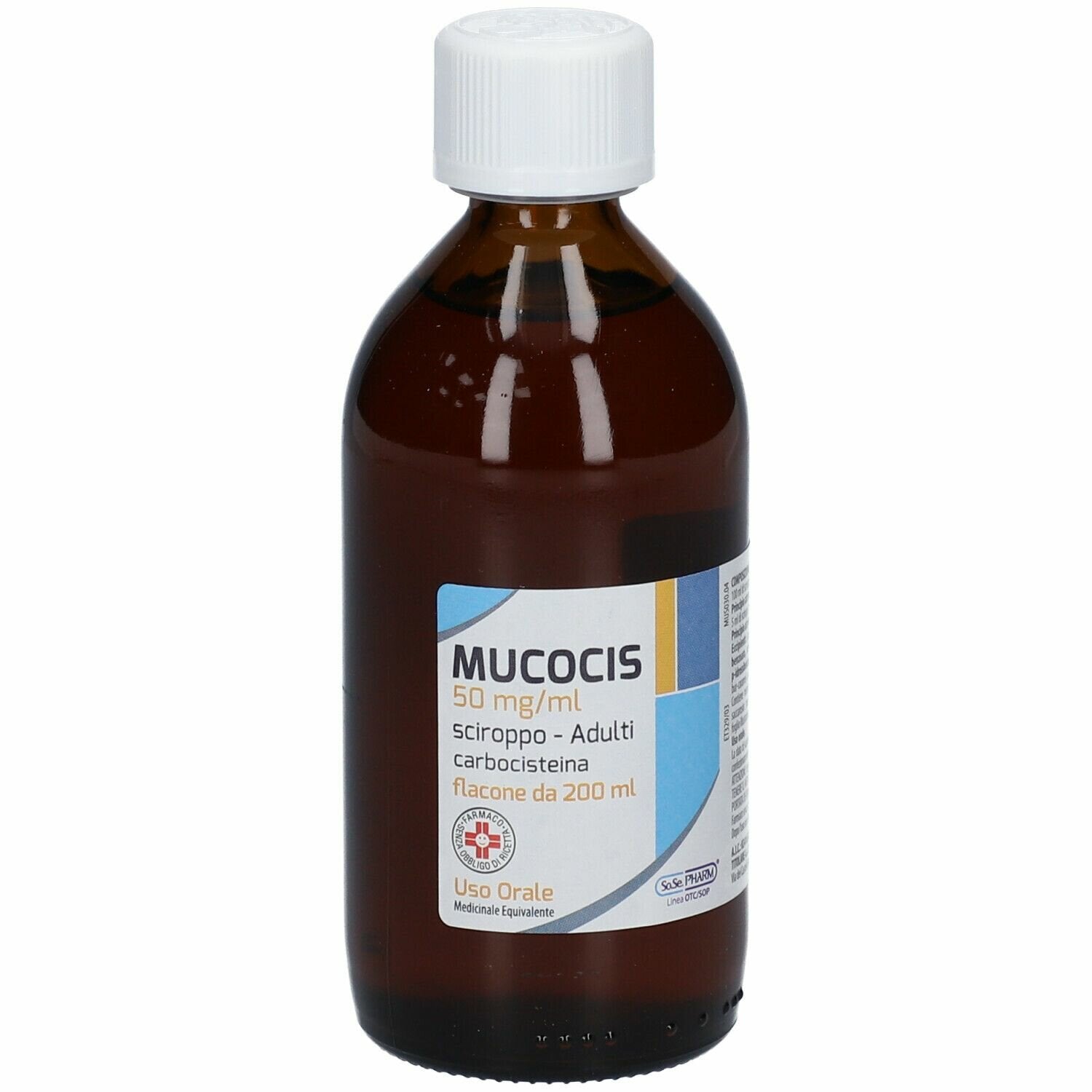 Mucocis 5% mucolitico adulti sciroppo 200 ml