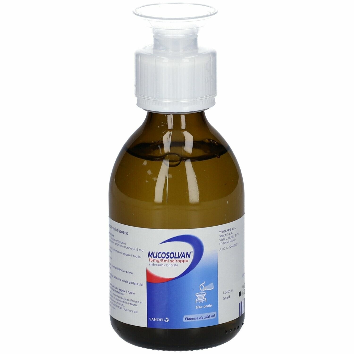 Mucosolvan 15 mg / 5 ml Sciroppo Frutti di Bosco 200 ml