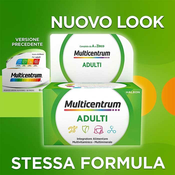 Multicentrum Integratore Multivitaminico Multiminerale 90 Compresse