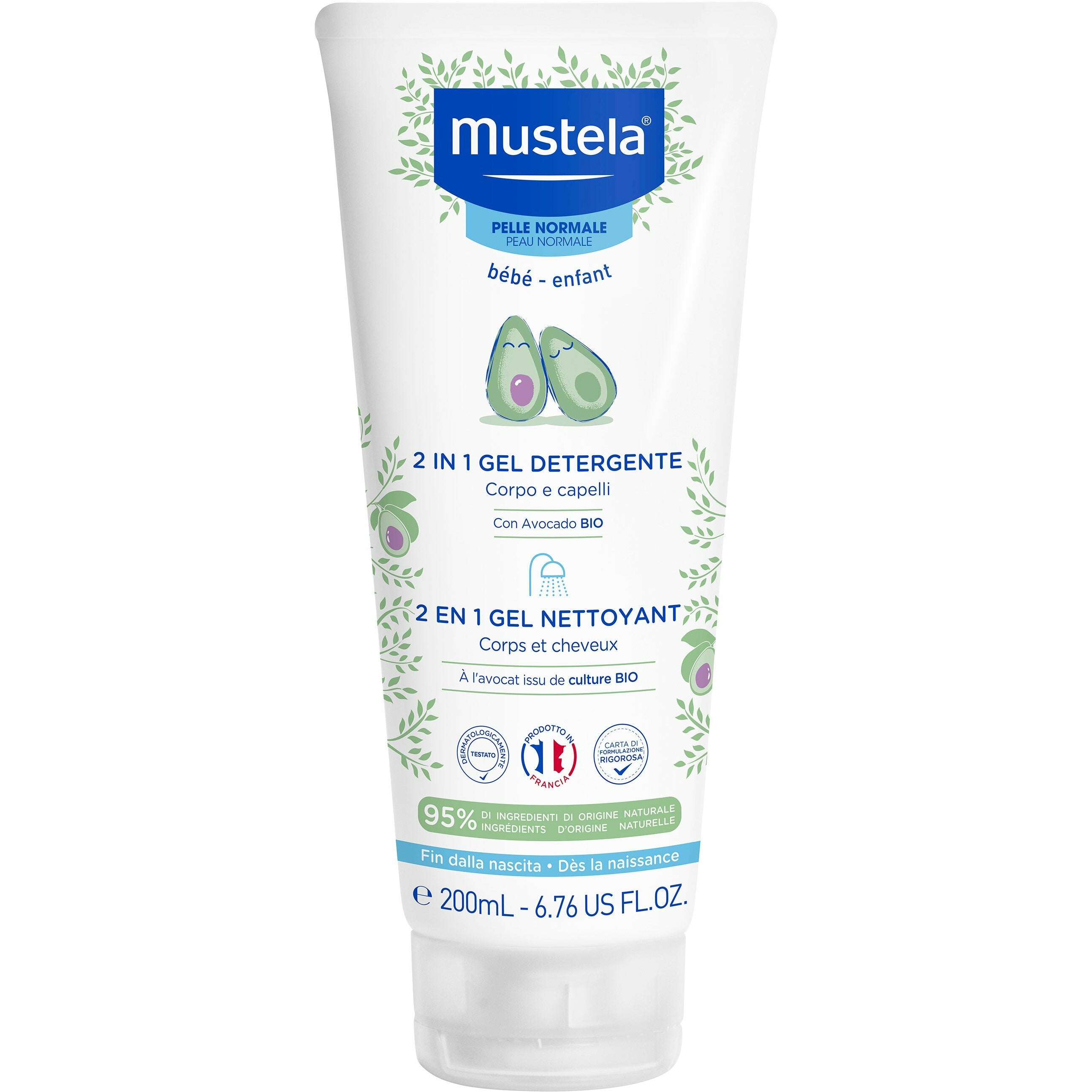 Mustela gel 2 in 1 200ml 2020