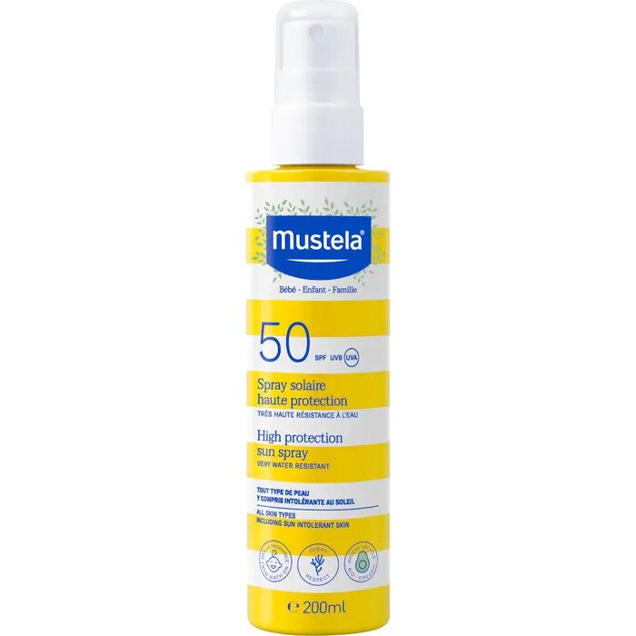 Mustela Latte Solare Spray Per Tutta la Famiglia Spf50+ 200 ml
