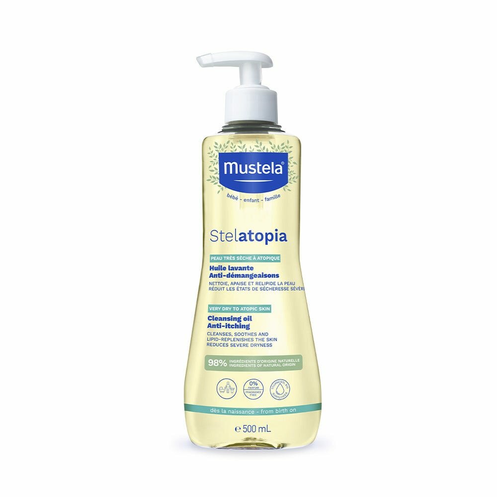 Mustela stelatopia olio bagno 500 ml