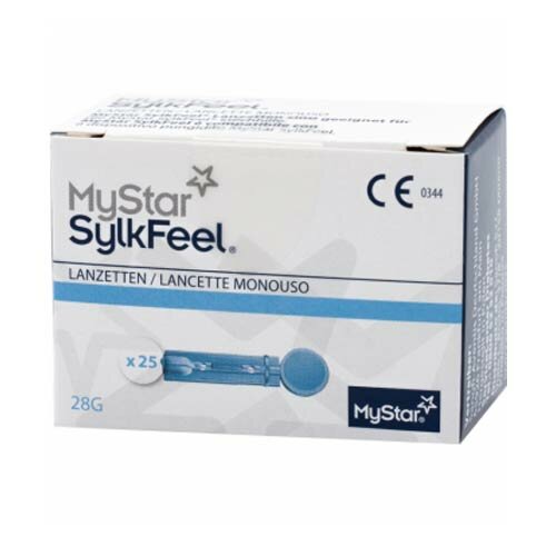 Mystar Sylkfeel Lancette pungidito ago 28 25 pezzi