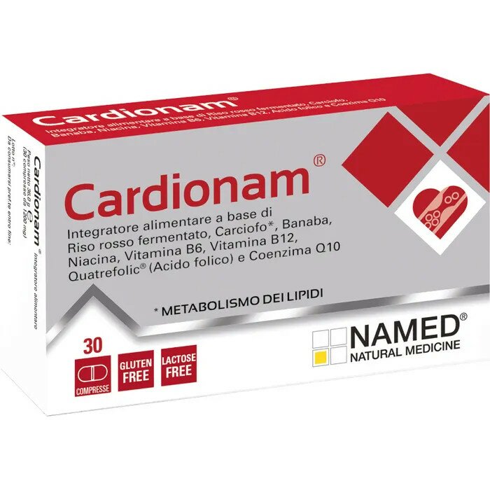 Named Cardionam Integratore per il colesterolo 30 Compresse