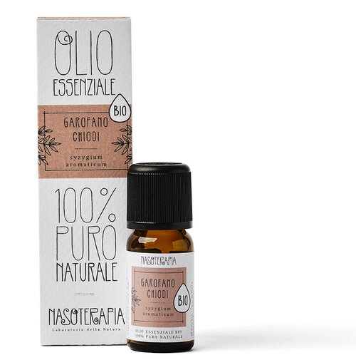 Nasoterapia garofano chiodi bio syzygium aromaticum boccioli fiorali olio essenziale 10 ml