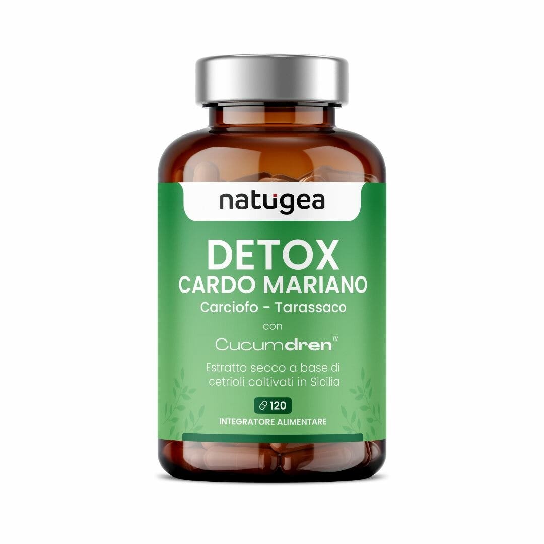 Natugea detox fegato e intestino con cardo mariano 120 capsule