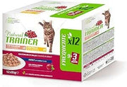 Natural trainer adult multipack pollo e salmone bocconcini in salsa 12x85g