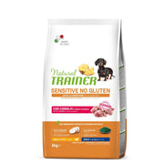 Natural trainer sensitive no gluten small & toy adult con coniglio per cani toy 2kg