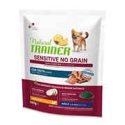 Natural trainer sensitive no grain small & toy adult con trota per cani toy 800g