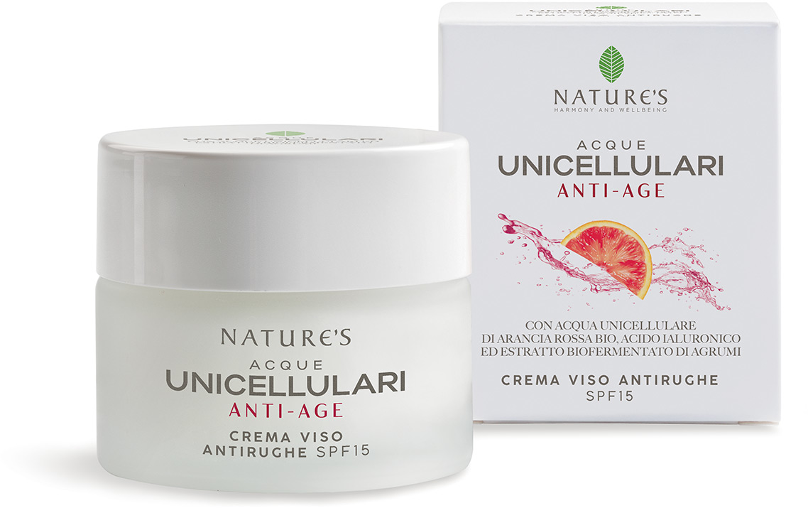 Nature's Acque Unicellulari Crema Viso Antirughe SPF15 50ml