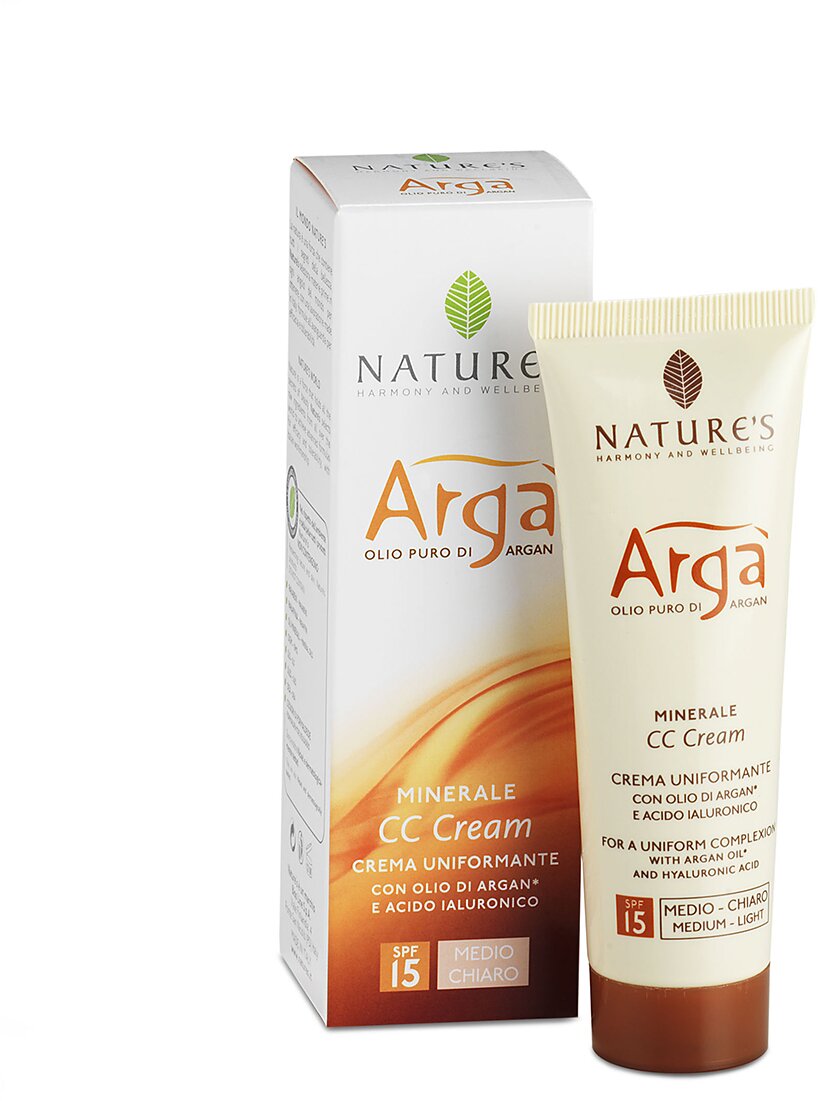 Nature's Argà Minerale CC Cream Viso Medio Chiara SPF15 50ml