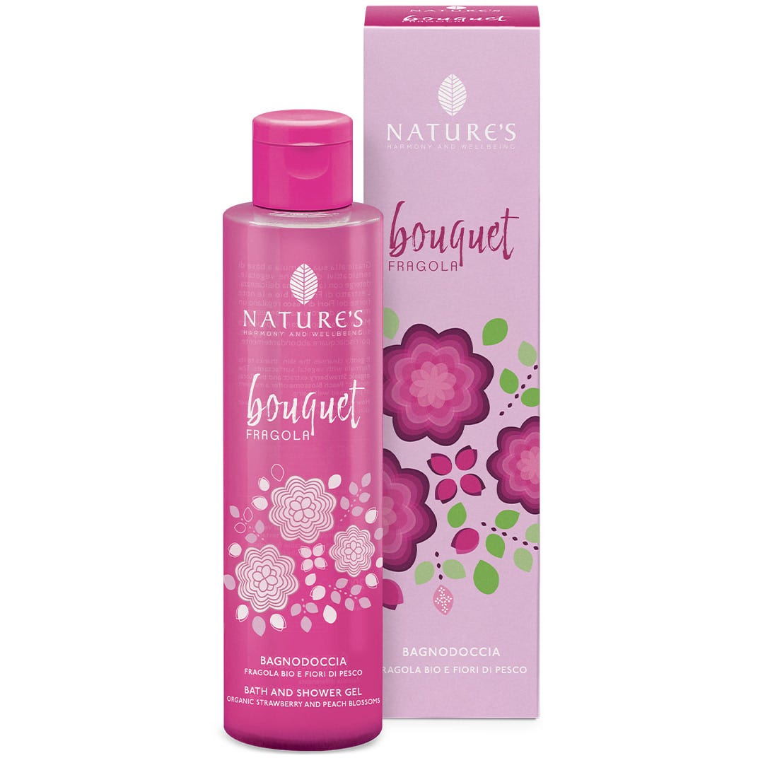 Nature's bouquet fragola bagno doccia 200 ml