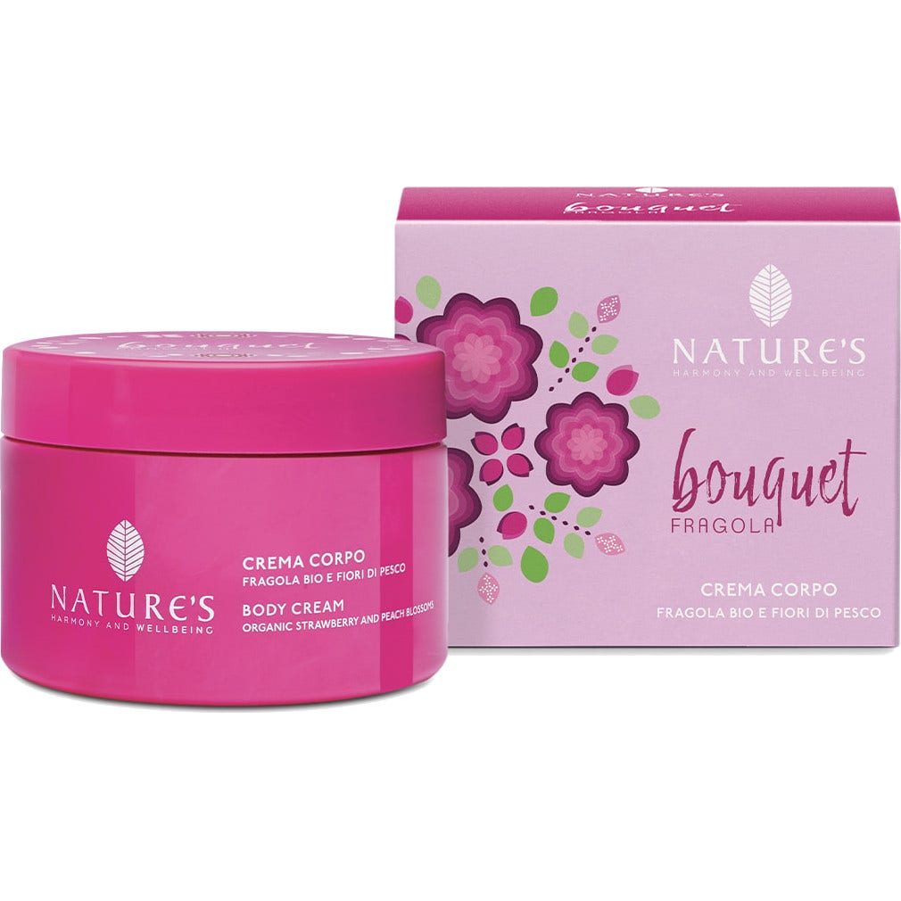 Nature's bouquet fragola crema corpo 100 ml