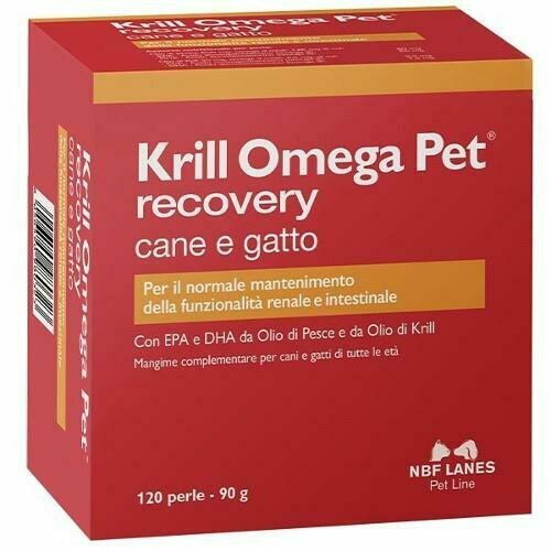 Nbf Lanes Krill Omega Recovery Integratore Infiammazioni Cani E Gatti 120 Perle
