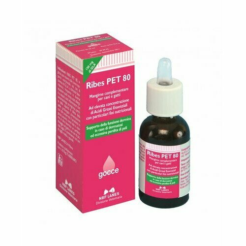 Nbf Lanes Ribes Pet 80 Gocce Contro Dermatiti Cani e Gatti 25 ml