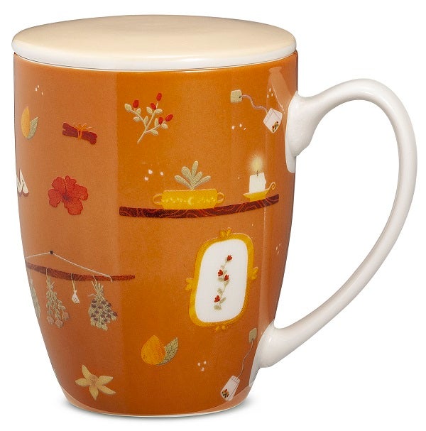 Neavita coccole di tè infusiera arancione