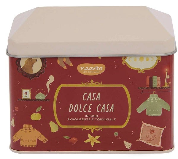 Neavita coccole di tè infuso casa dolce casa in casetta rossa