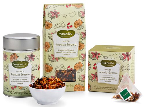 Neavita ricarica infuso arancia zenzero 100 g