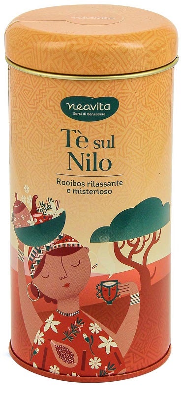 Neavita rooibos tè sul nilo in barattolo viaggi di benessere africa 100g