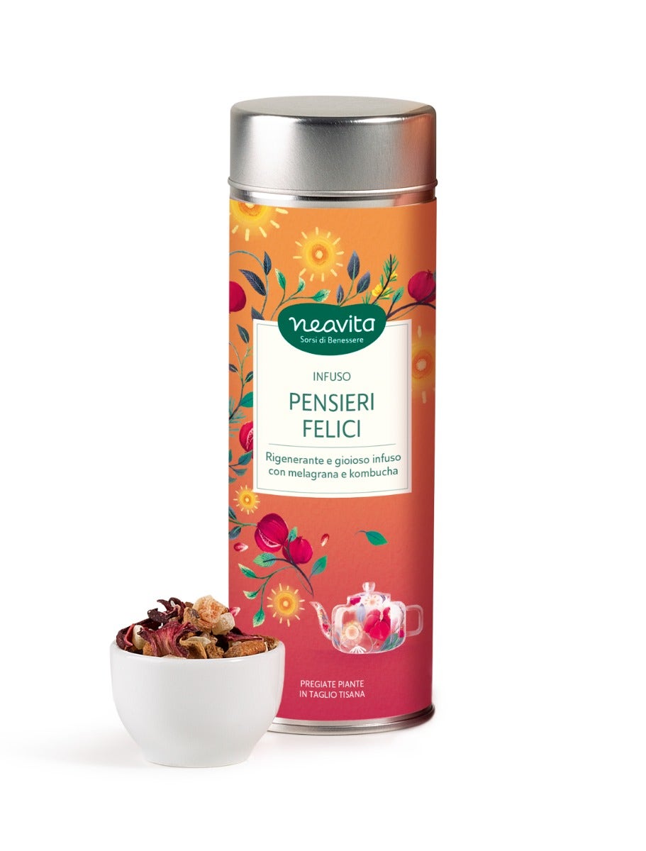 Neavita tisana pensieri felici silver tin 90g